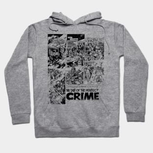 The Tale of The Perfect Crime Retro No Background Ink Black Hoodie